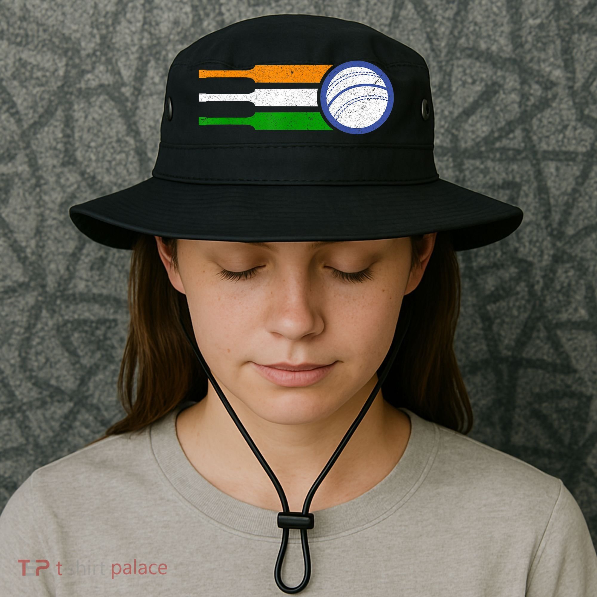 India Cricket Team Gift Indian Cricket Fan Flag Gift Bucket Hat