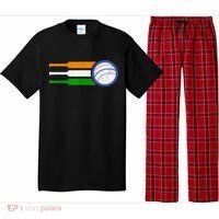 India Cricket Team Gift Indian Cricket Fan Flag Gift Pajama Set thumb 0