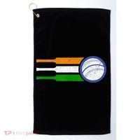 India Cricket Team Gift Indian Cricket Fan Flag Gift Golf Towel thumb 0