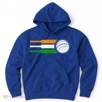 India Cricket Team Gift Indian Cricket Fan Flag Gift Hoodie thumb 0