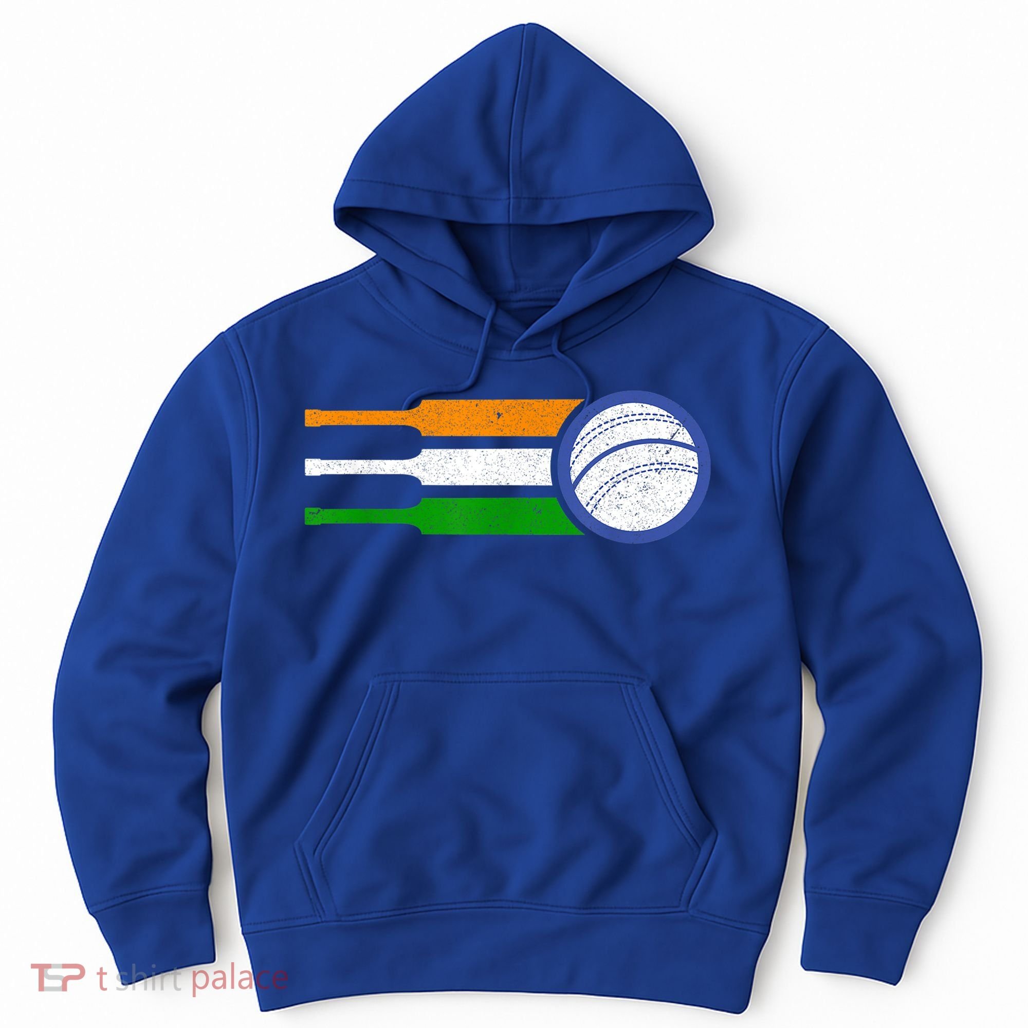 India Cricket Team Gift Indian Cricket Fan Flag Gift Hoodie