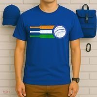 India Cricket Team Gift Indian Cricket Fan Flag Gift T-Shirt thumb 6