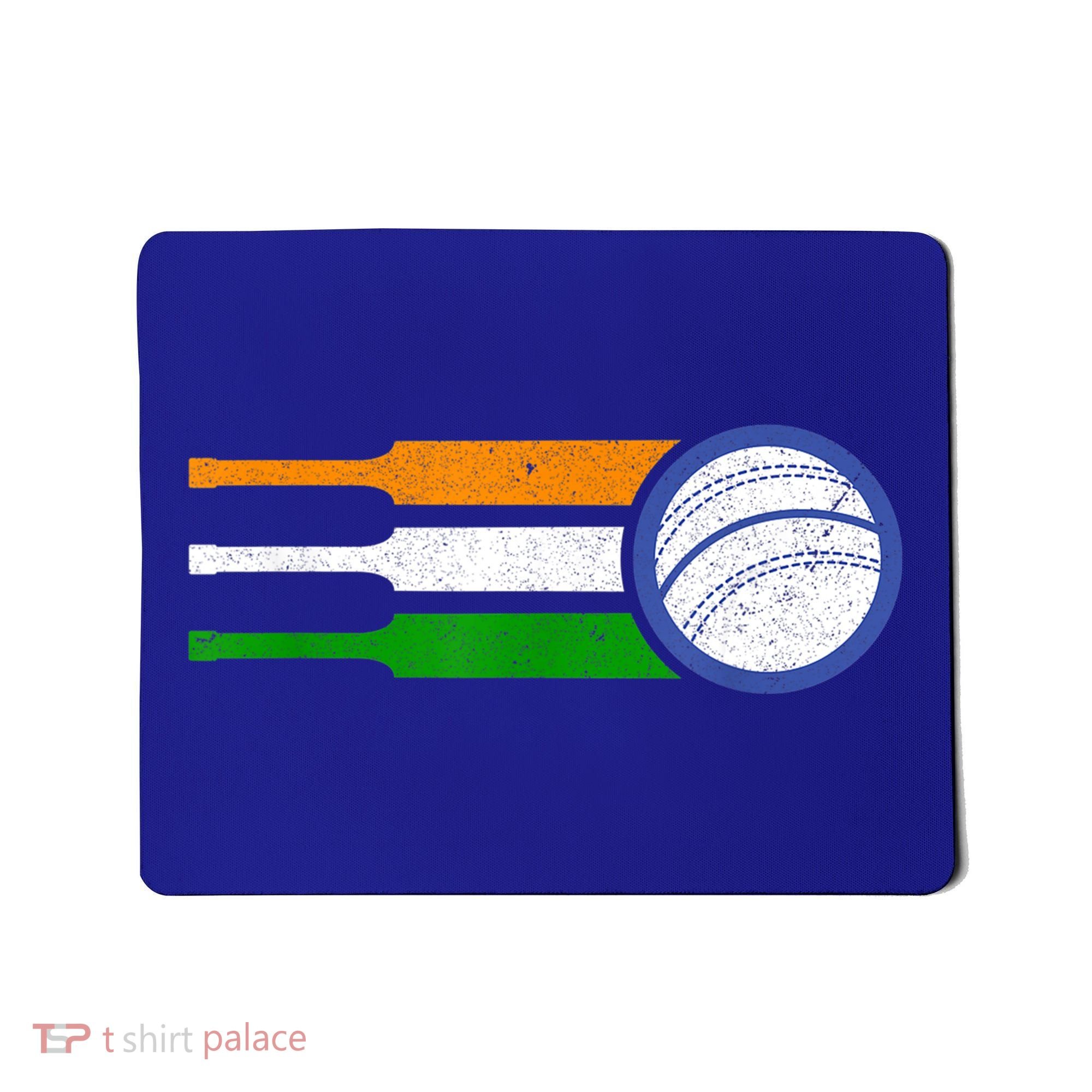 India Cricket Team Gift Indian Cricket Fan Flag Gift Mousepad