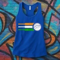 India Cricket Team Gift Indian Cricket Fan Flag Gift Women's Tank Top thumb 3
