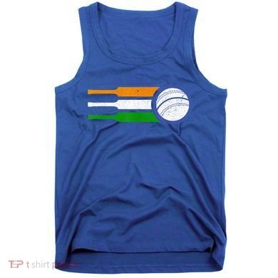 India Cricket Team Gift Indian Cricket Fan Flag Gift Tank Top