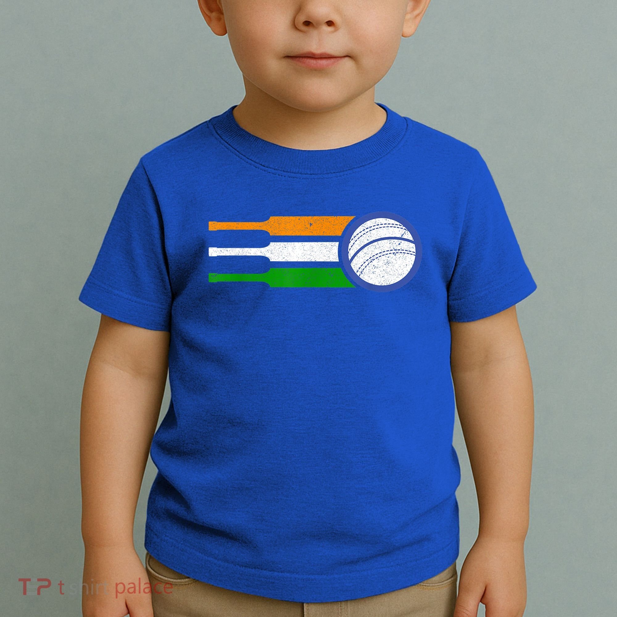 India Cricket Team Gift Indian Cricket Fan Flag Gift Toddler T-Shirt