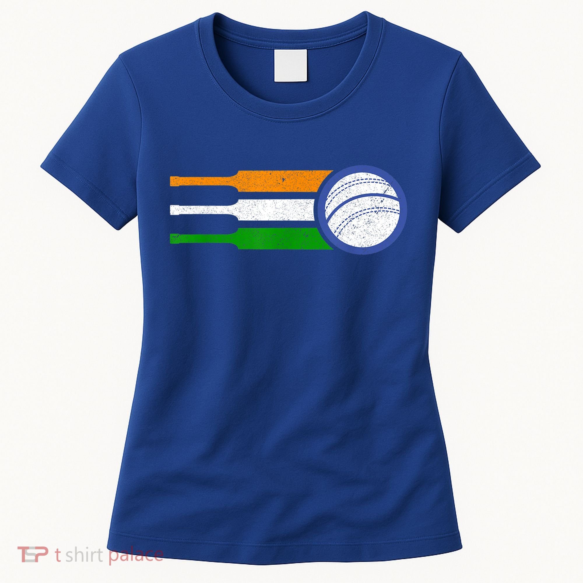 India Cricket Team Gift Indian Cricket Fan Flag Gift Women's T-Shirt
