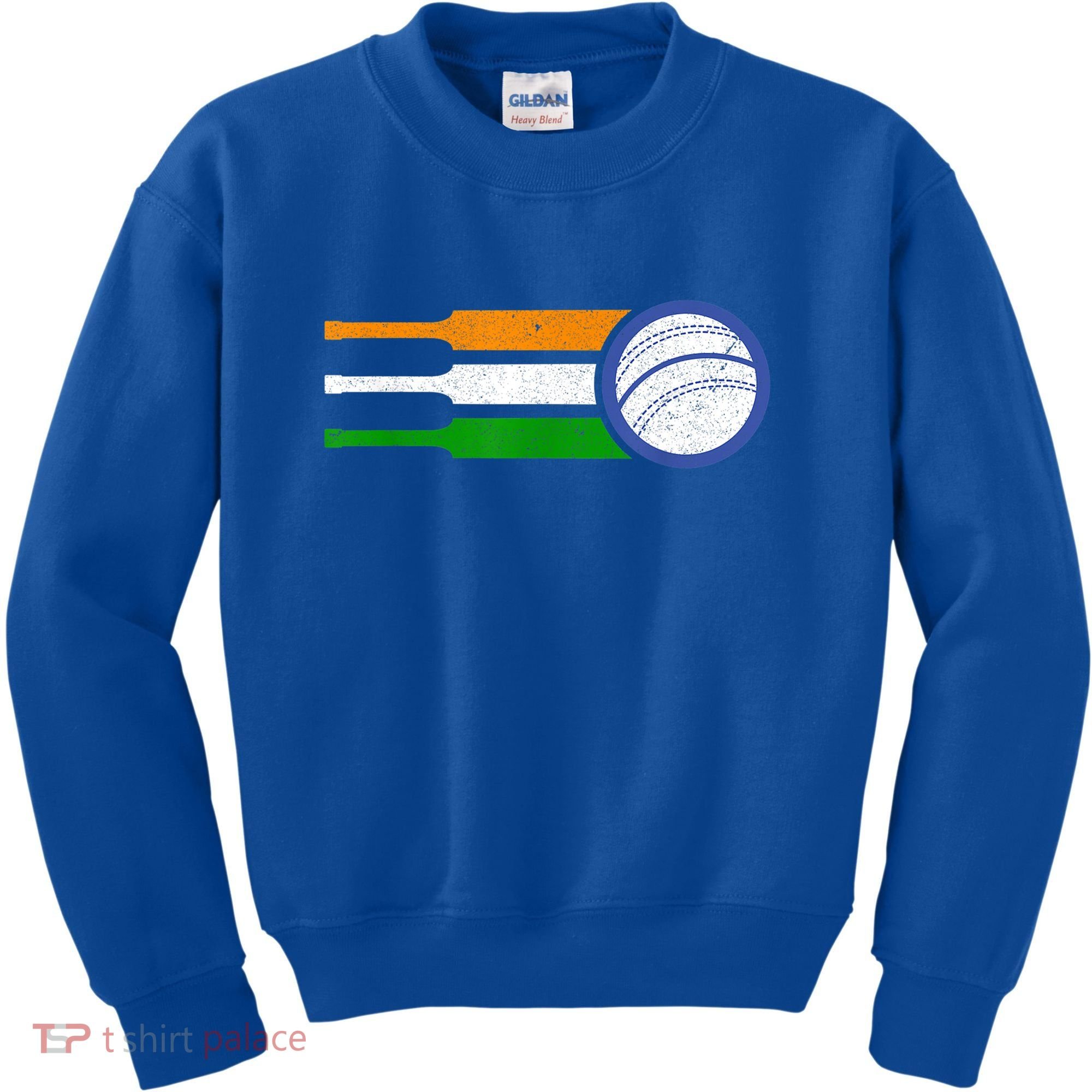 India Cricket Team Gift Indian Cricket Fan Flag Gift Kids Sweatshirt