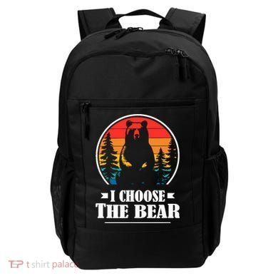 I Choose The Bear Backpack