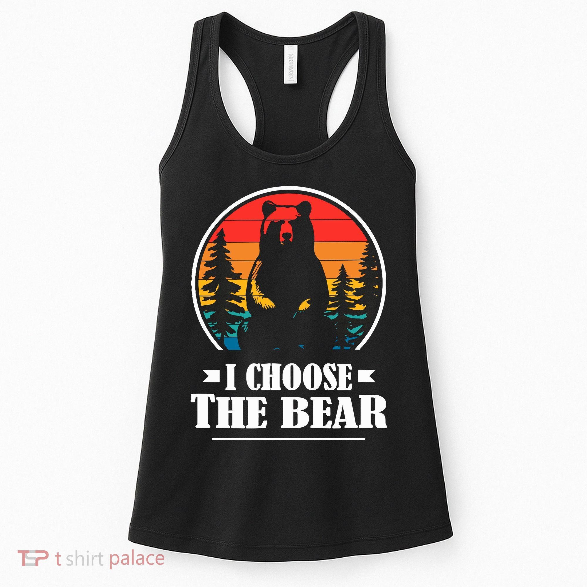 I Choose The Bear Women's Tank Top