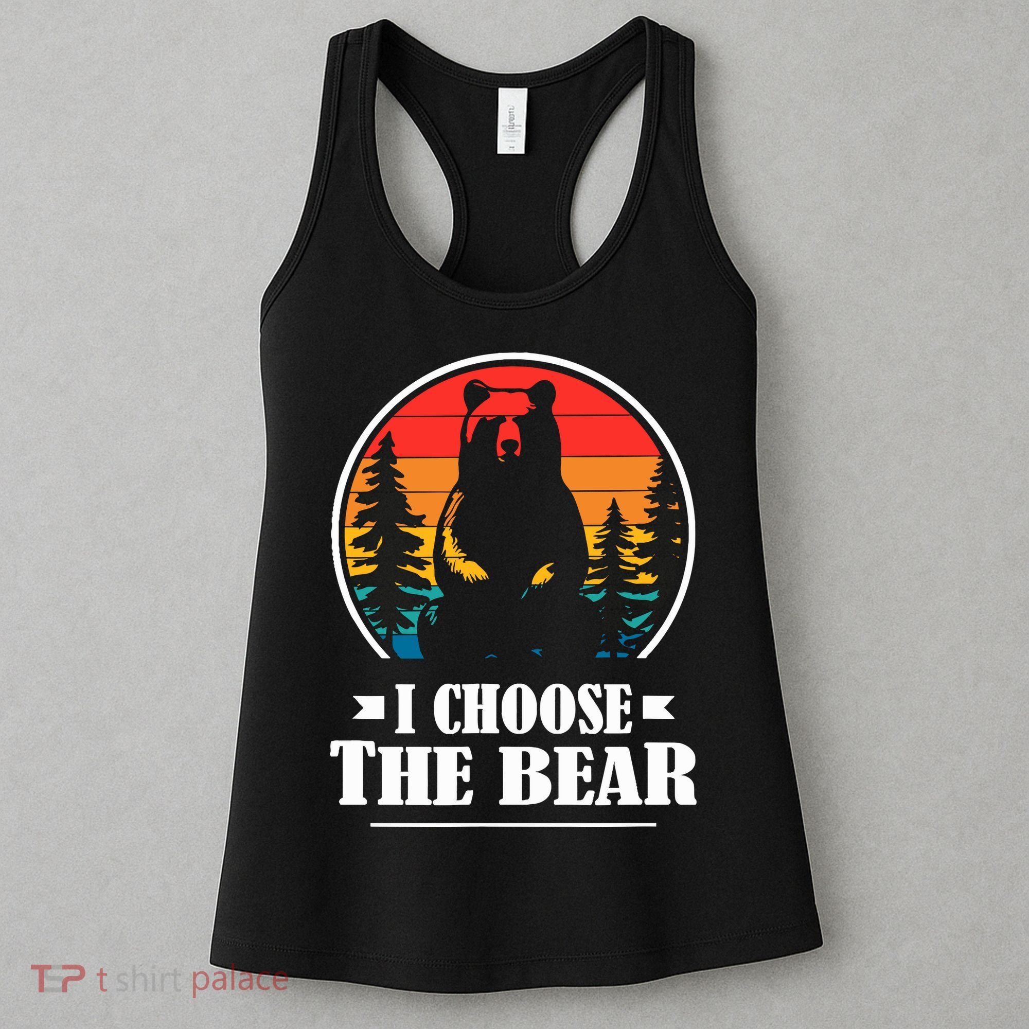 I Choose The Bear Women's Tank Top