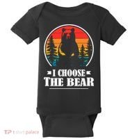 I Choose The Bear Baby Bodysuit thumb 0