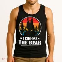 I Choose The Bear Tank Top thumb 3