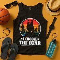 I Choose The Bear Tank Top thumb 4