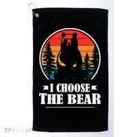 I Choose The Bear Golf Towel thumb 0
