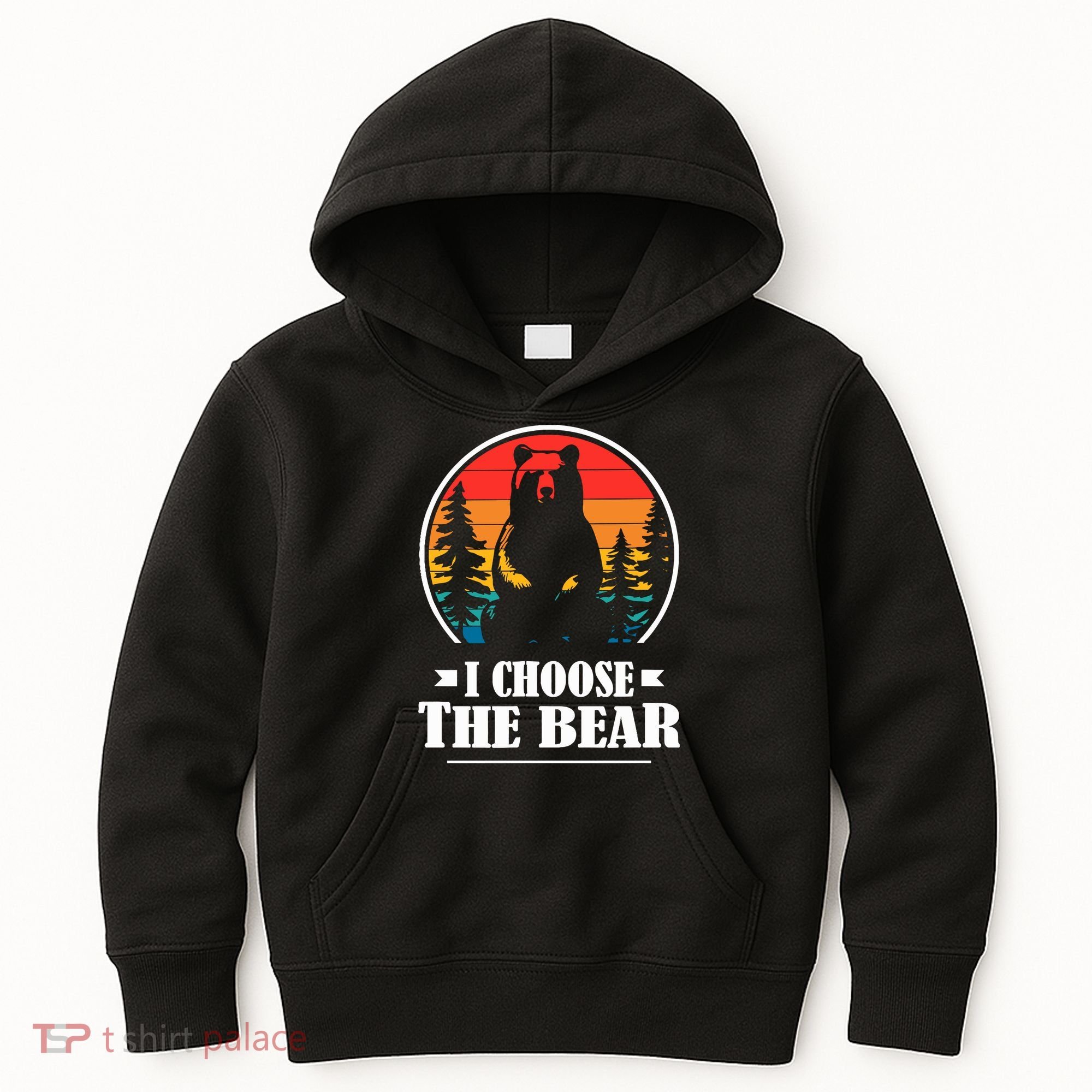 I Choose The Bear Kids Hoodie