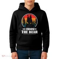 I Choose The Bear Kids Hoodie thumb 4