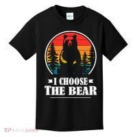 I Choose The Bear Kids T-Shirt thumb 0