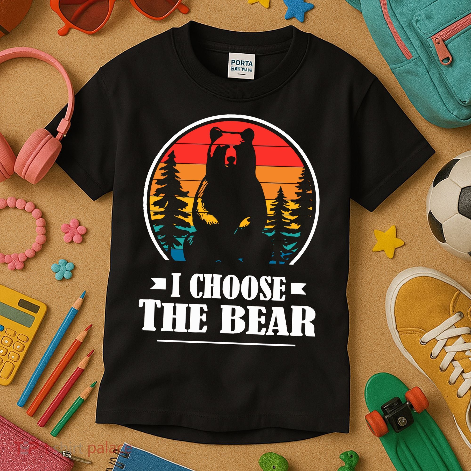I Choose The Bear Kids T-Shirt