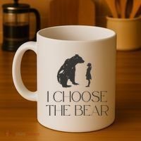 I Choose The Bear Women Empowerment Coffee Mug thumb 4