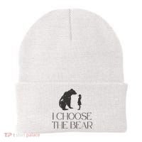 I Choose The Bear Women Empowerment Beanie thumb 0