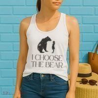 I Choose The Bear Women Empowerment Women's Tank Top thumb 2