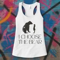 I Choose The Bear Women Empowerment Women's Tank Top thumb 3