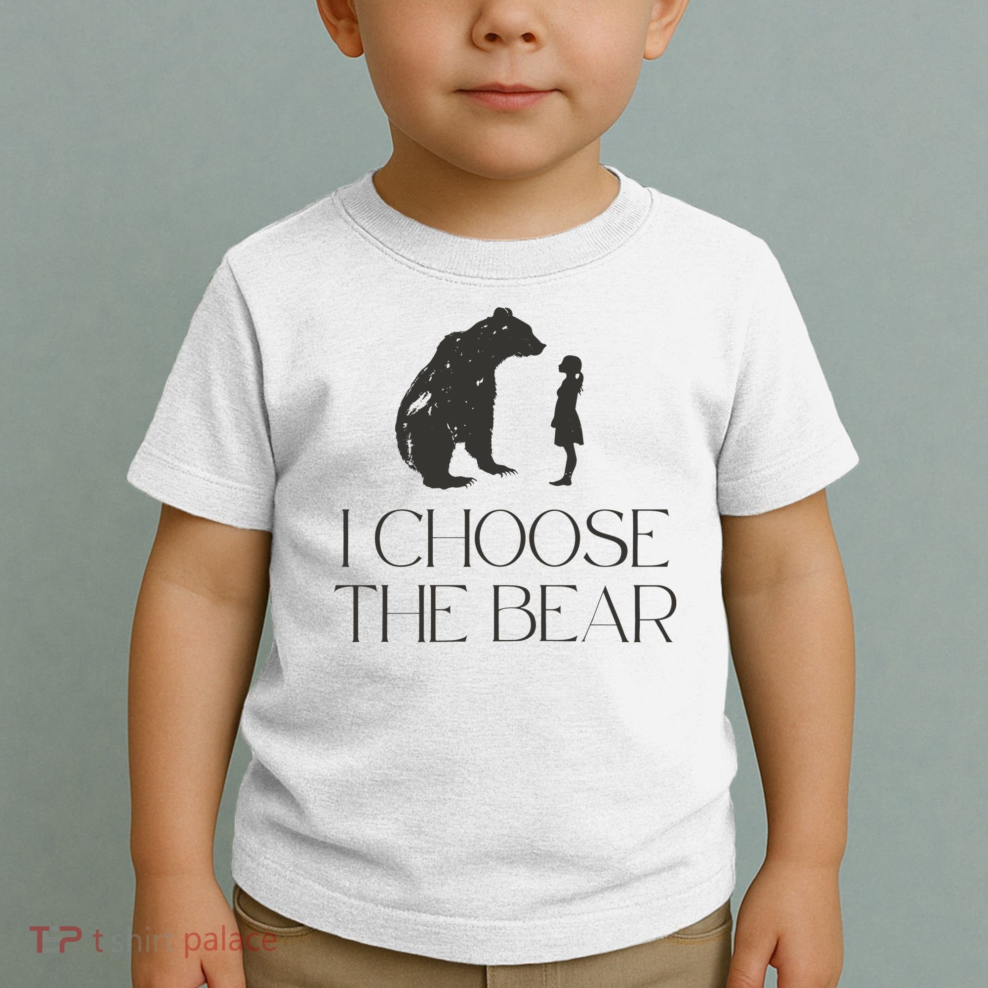 I Choose The Bear Women Empowerment Toddler T-Shirt