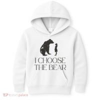 I Choose The Bear Women Empowerment Kids Hoodie thumb 0