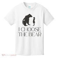 I Choose The Bear Women Empowerment Kids T-Shirt thumb 0