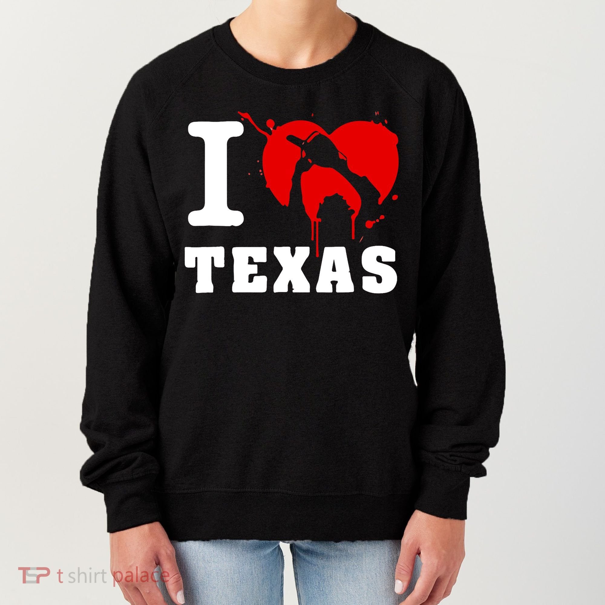 I Chainsaw Texas Funny Chainsaw Heart Women's Sweatshirt