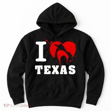 I Chainsaw Texas Funny Chainsaw Heart Hoodie