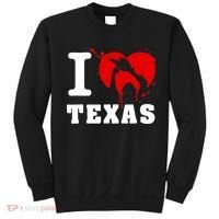 I Chainsaw Texas Funny Chainsaw Heart Sweatshirt thumb 0