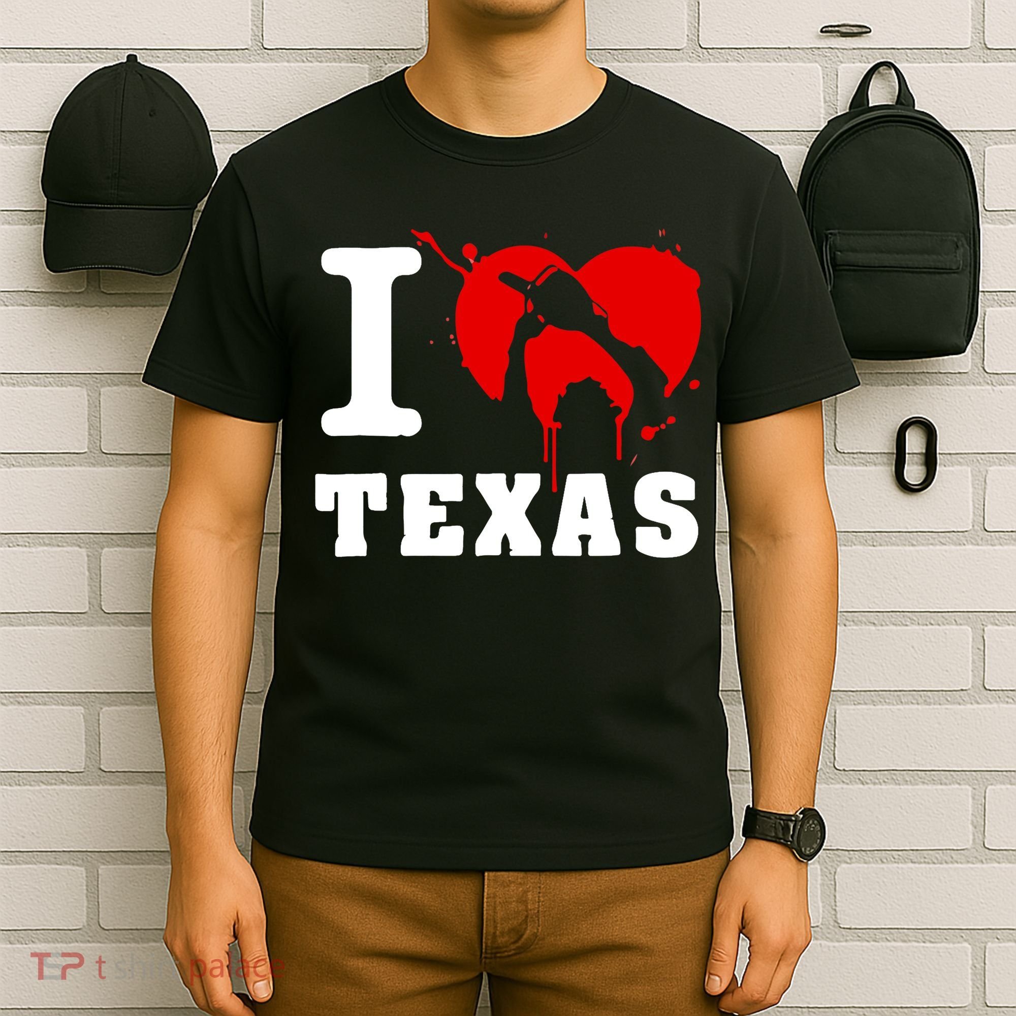 I Chainsaw Texas Funny Chainsaw Heart T-Shirt