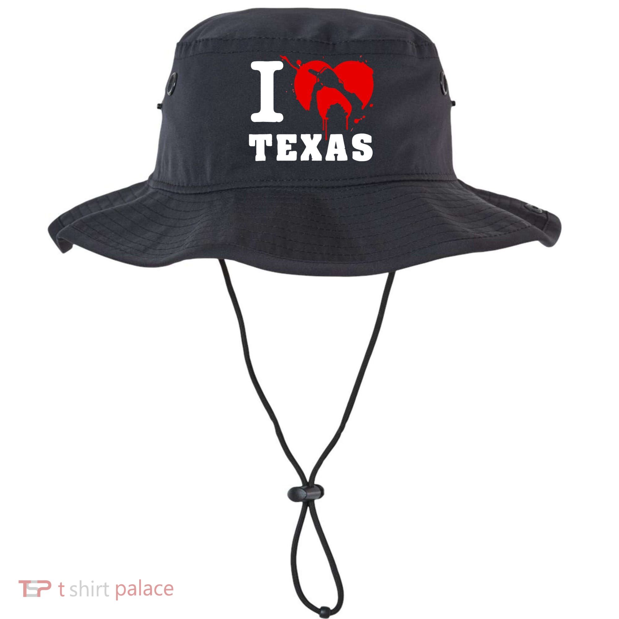 I Chainsaw Texas Funny Chainsaw Heart Bucket Hat