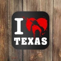 I Chainsaw Texas Funny Chainsaw Heart Coaster thumb 0