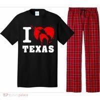 I Chainsaw Texas Funny Chainsaw Heart Pajama Set thumb 0