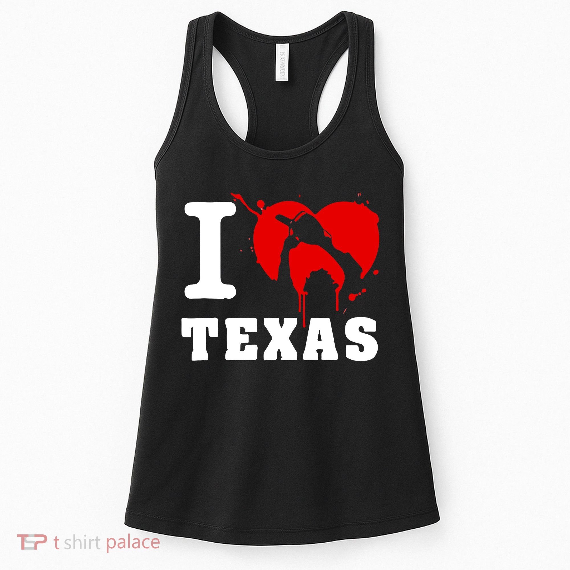 I Chainsaw Texas Funny Chainsaw Heart Women's Tank Top