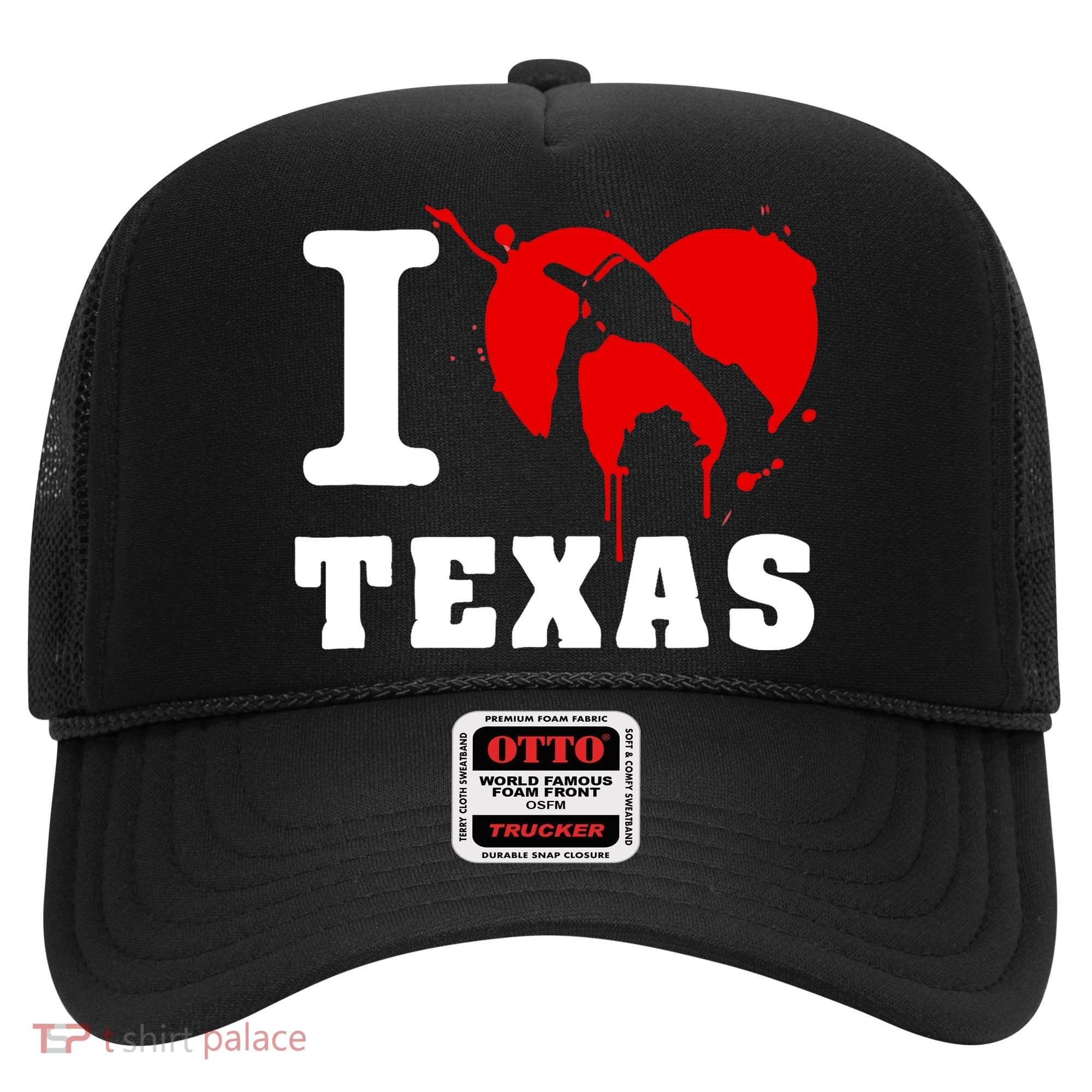 I Chainsaw Texas Funny Chainsaw Heart Hat