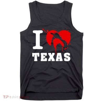 I Chainsaw Texas Funny Chainsaw Heart Tank Top