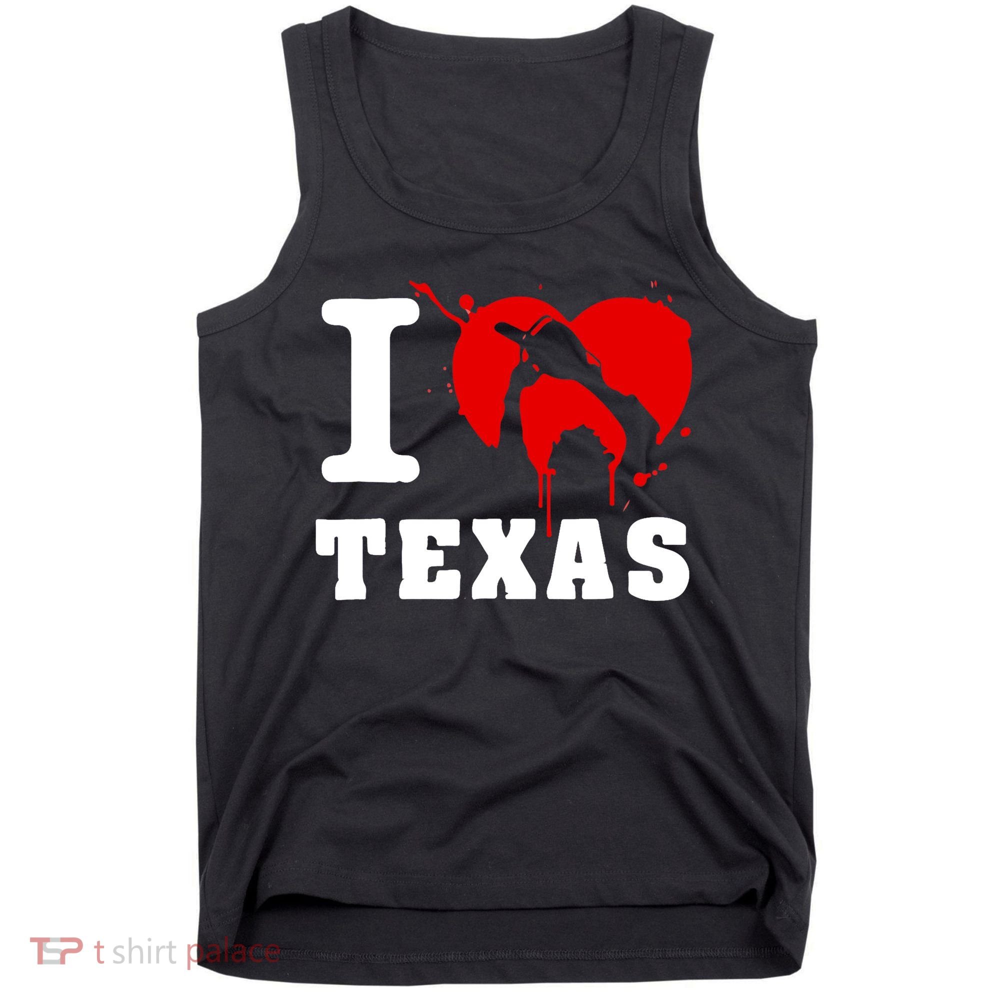 I Chainsaw Texas Funny Chainsaw Heart Tank Top