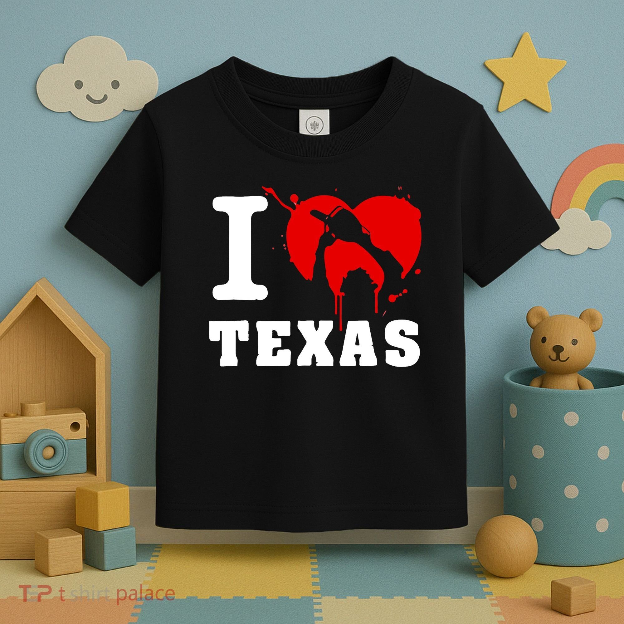 I Chainsaw Texas Funny Chainsaw Heart Toddler T-Shirt