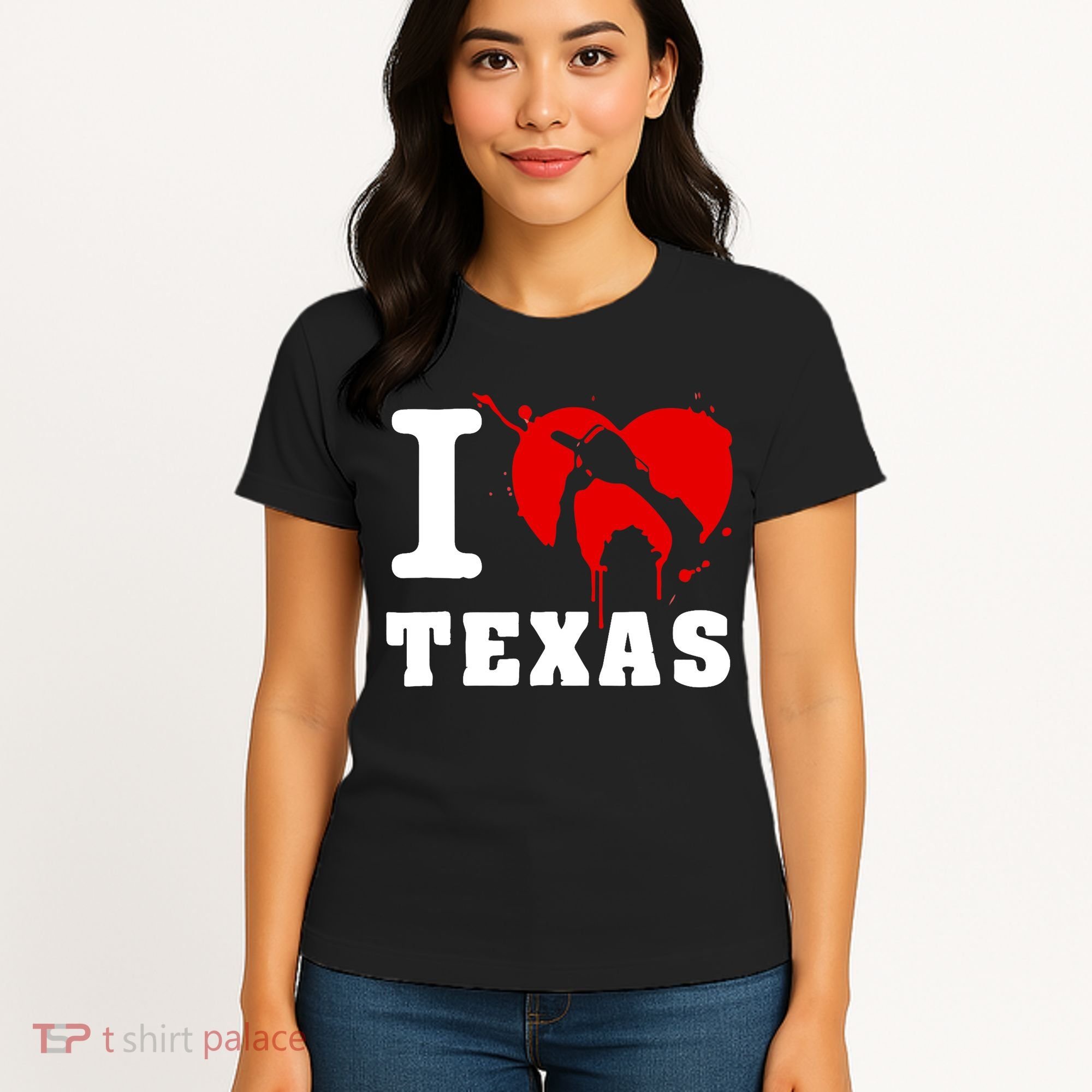I Chainsaw Texas Funny Chainsaw Heart Women's T-Shirt