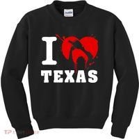 I Chainsaw Texas Funny Chainsaw Heart Kids Sweatshirt thumb 0