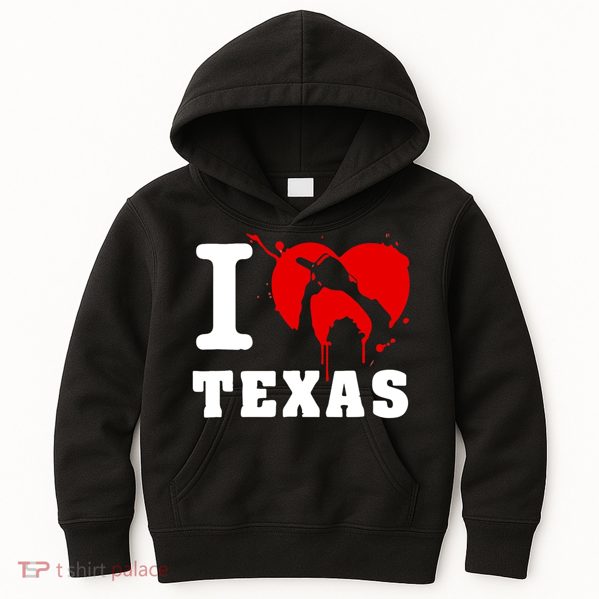 I Chainsaw Texas Funny Chainsaw Heart Kids Hoodie