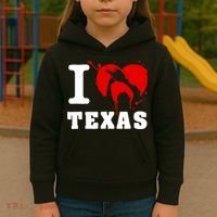 I Chainsaw Texas Funny Chainsaw Heart Kids Hoodie thumb 3