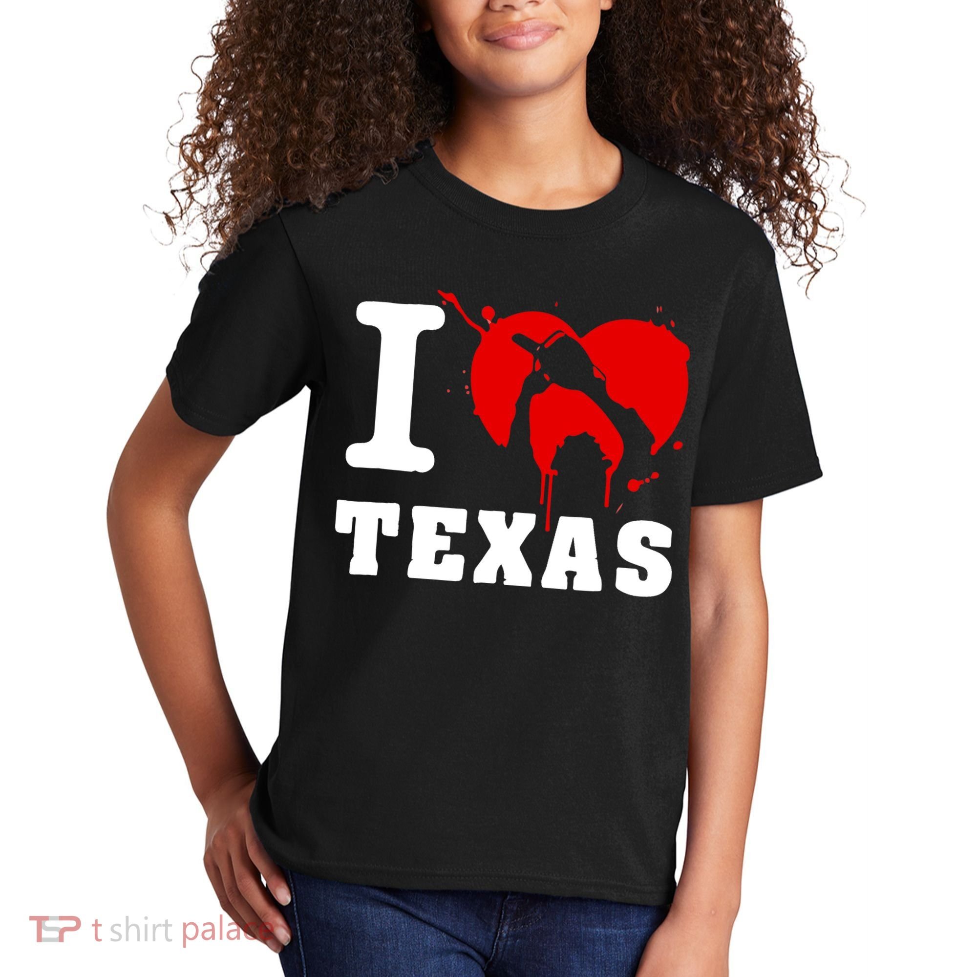 I Chainsaw Texas Funny Chainsaw Heart Kids T-Shirt