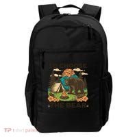 Id Choose The Bear Tik Tok Trend Backpack thumb 0