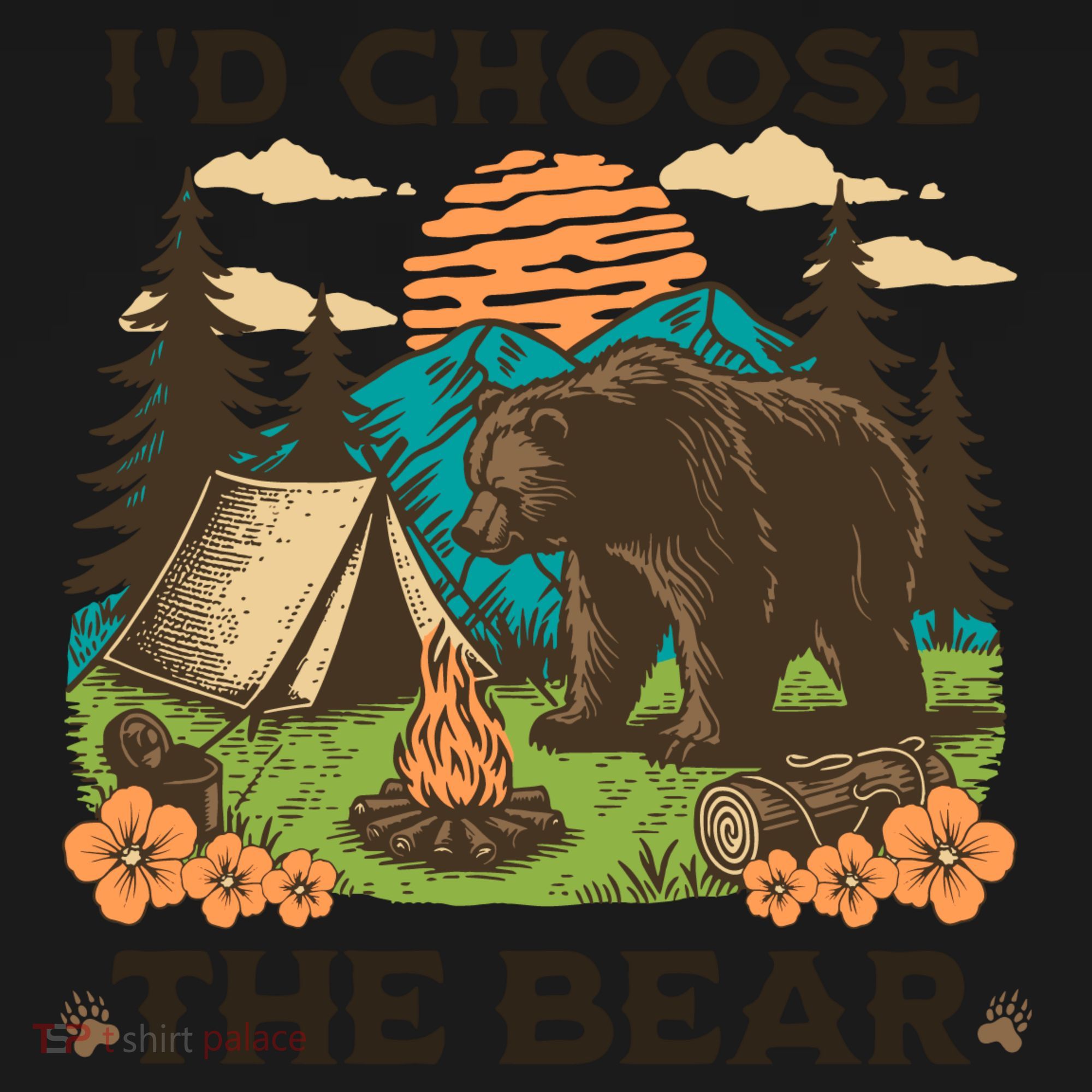 Id Choose The Bear Tik Tok Trend Coaster