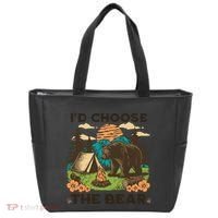 Id Choose The Bear Tik Tok Trend Tote Bag thumb 0
